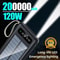 Solar Power Bank Large Capacity Portable Charger Fast Charging Battery Pack 0