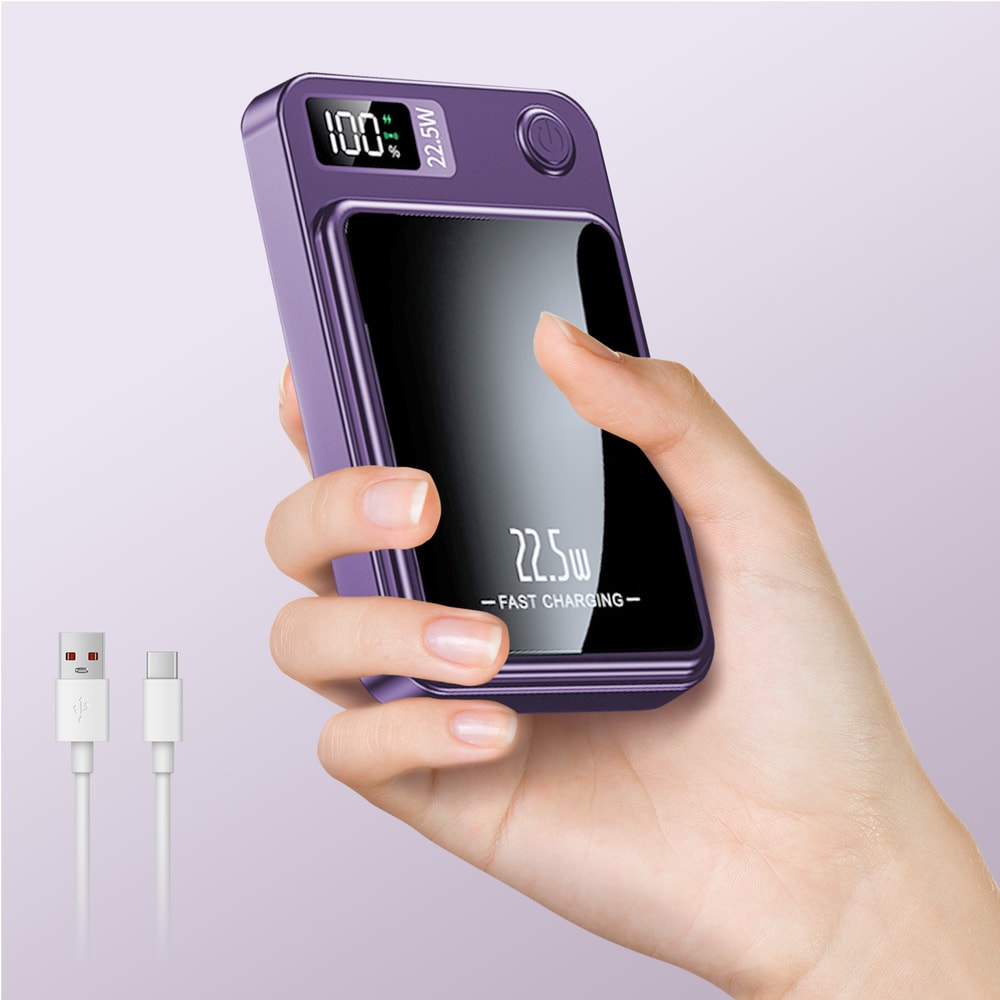 Magnetic Wireless Power Bank Portable Fast Charging Power Bank With LED Display 8