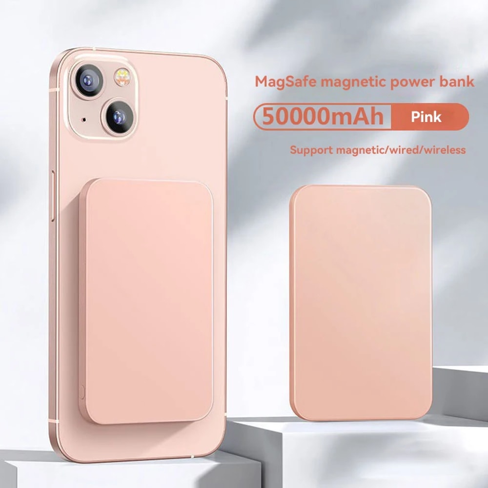 Magnetic Wireless Power Bank With PD Fast Charging Portable External Battery 7