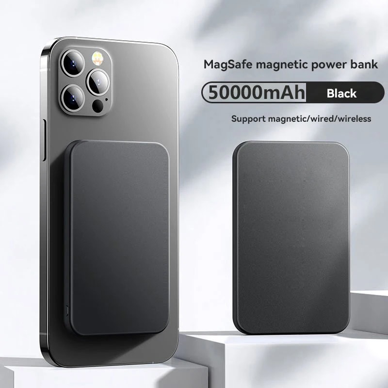 Magnetic Wireless Power Bank With PD Fast Charging Portable External Battery 9