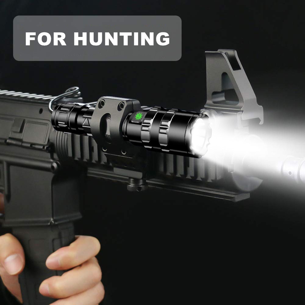 Professional Rechargeable Waterproof LED Flashlight For Hunting Outdoor Use 2
