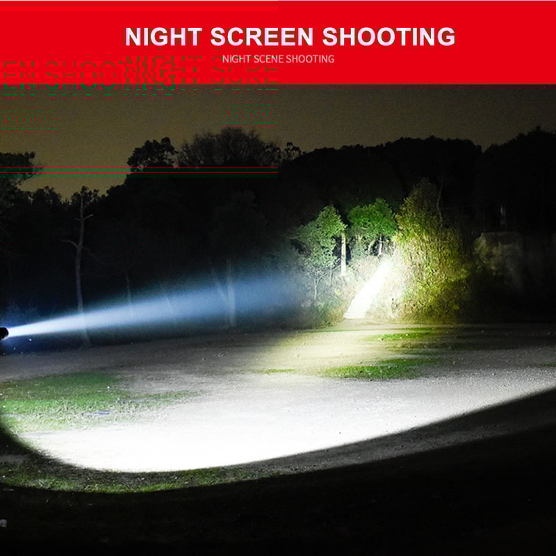 Professional Rechargeable Waterproof LED Flashlight For Hunting Outdoor Use 3