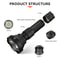 Ultra Bright Rechargeable Tactical Flashlight With Type C Power 5