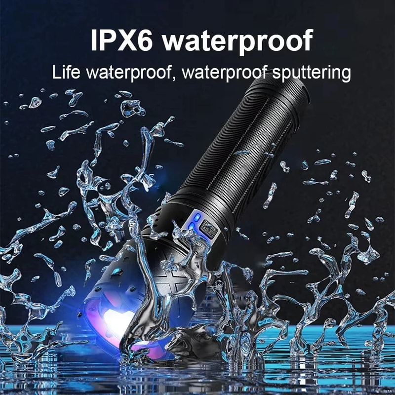 Ultra Bright USB Rechargeable Tactical Zoom Flashlight Super Portable Outdoor Light