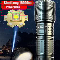 ultra bright led tactical flashlight long range spotlight