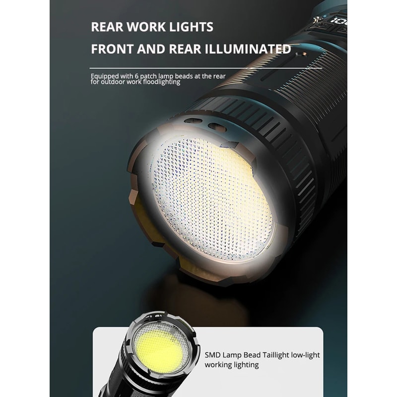 Ultra Bright LED Tactical Flashlight Long Range Spotlight