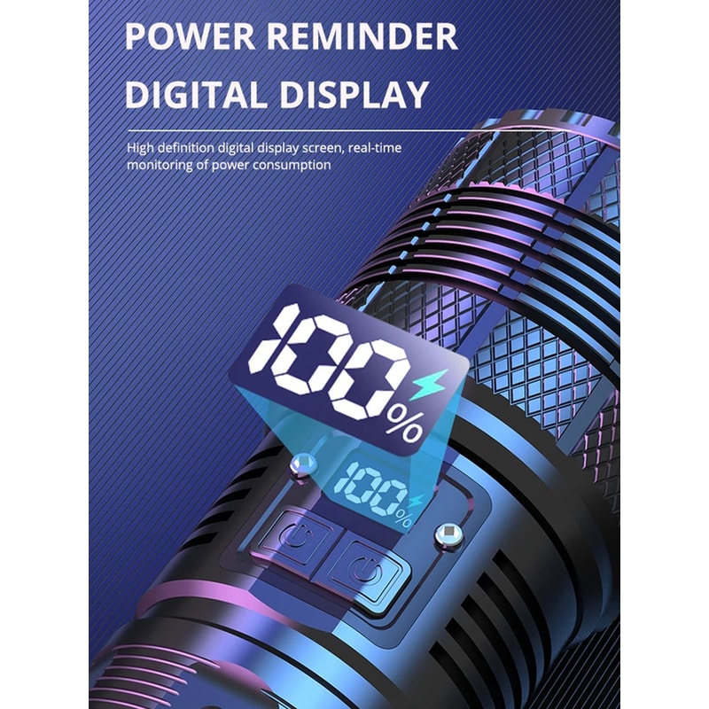 Ultra Bright LED Tactical Flashlight Long Range Spotlight