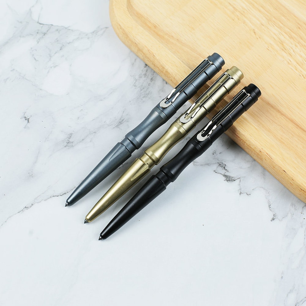 All In One Tactical Pen For Survival Self Defense Outdoor Aluminum Alloy 2