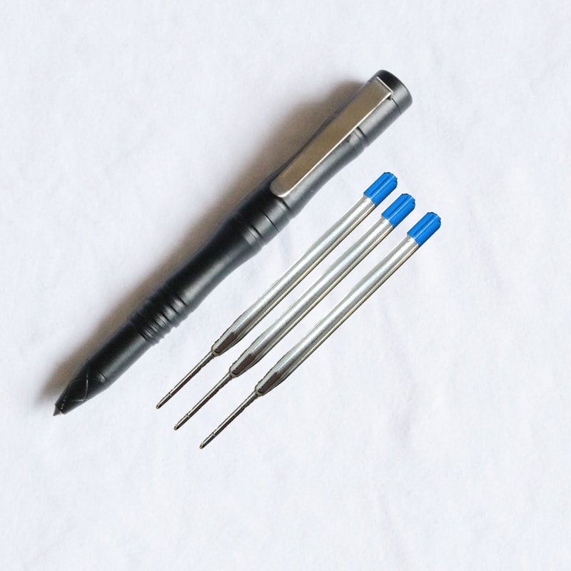 Tactical SelfDefense Pen With Tungsten Steel Head EDC Security Tool 0