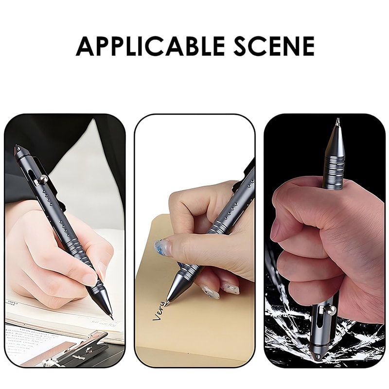 Premium Tactical Self Defense Pen Durable Aluminum Tactical Pen Everyday Ballpoint Writing Tool 5