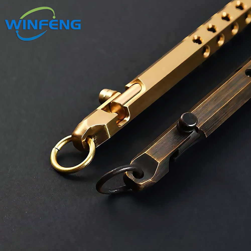 Brass Bolt Action Tactical Pen Durable Everyday Carry Pen Self Defense Pen For Business School Of 4