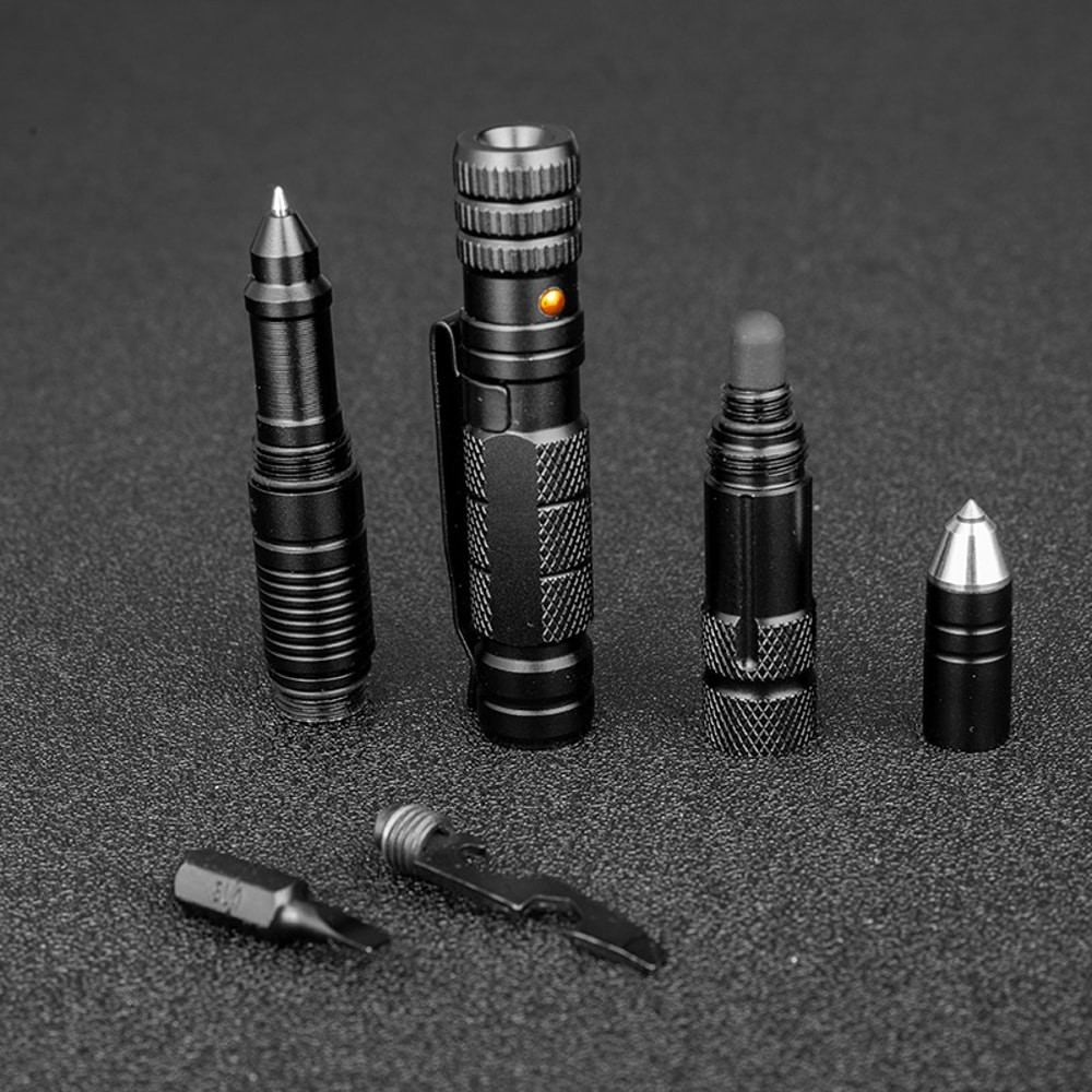Premium Multi Tool Tactical Pen With Flashlight Survival Features Emergency EDC Survival Tool 5