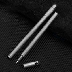 titanium everyday carry tactical pen self defense ballpoint with emergency glass breaker
