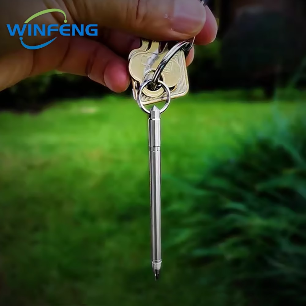 Titanium Everyday Carry Tactical Pen Self Defense Ballpoint With Emergency Glass Breaker 5