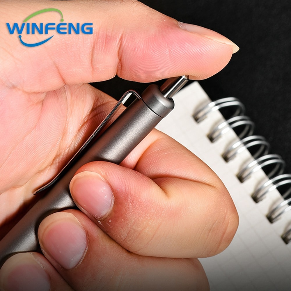 Premium Titanium Tactical Pen Refillable Everyday Carry Pen EDC Tactical Tool 3