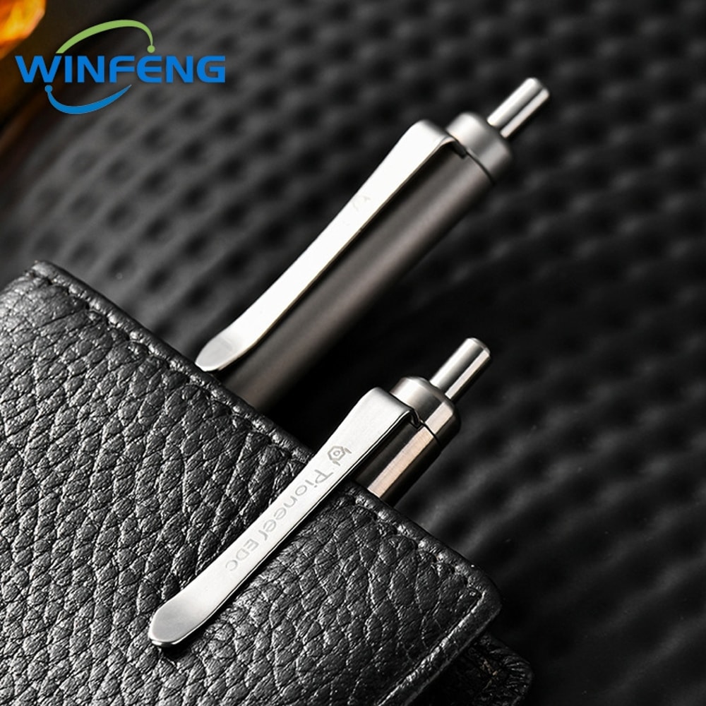 Premium Titanium Tactical Pen Refillable Everyday Carry Pen EDC Tactical Tool 4