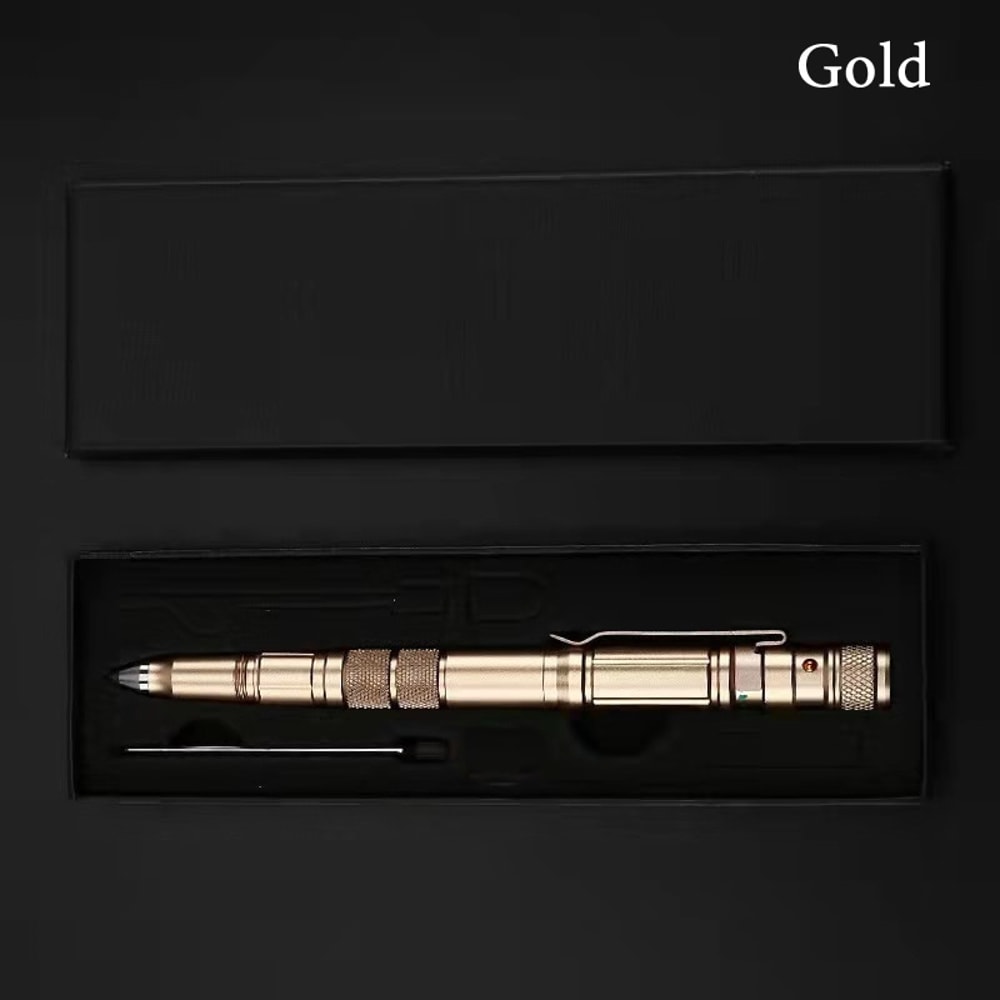 Tactical Pen & Self Defense Tool with Flashlight EDC Survival Gear