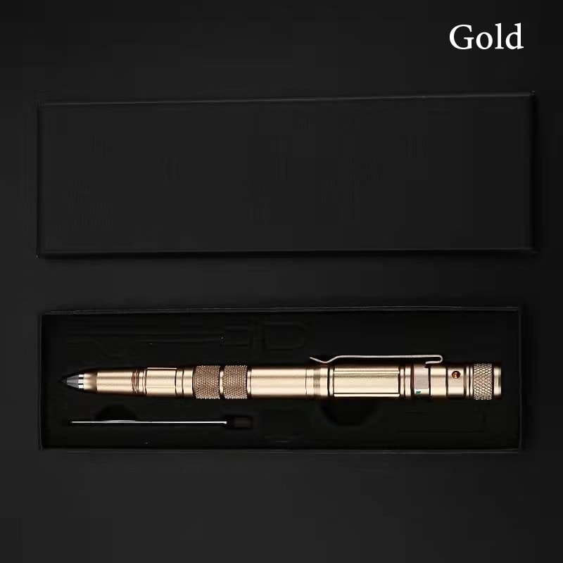 Tactical Pen & Self Defense Tool with Flashlight EDC Survival Gear