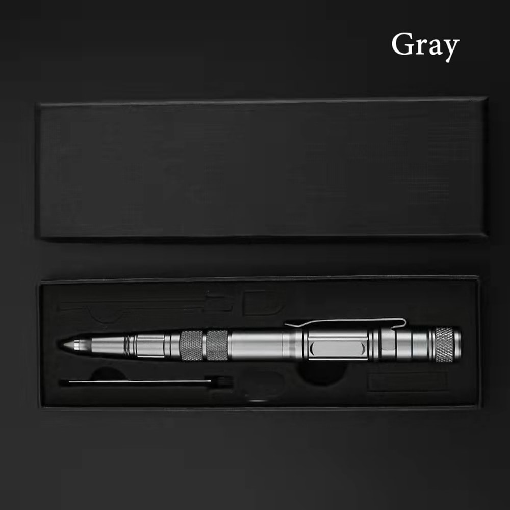 Tactical Pen & Self Defense Tool with Flashlight EDC Survival Gear