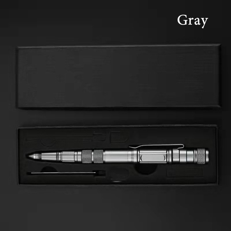 Tactical Pen & Self Defense Tool with Flashlight EDC Survival Gear
