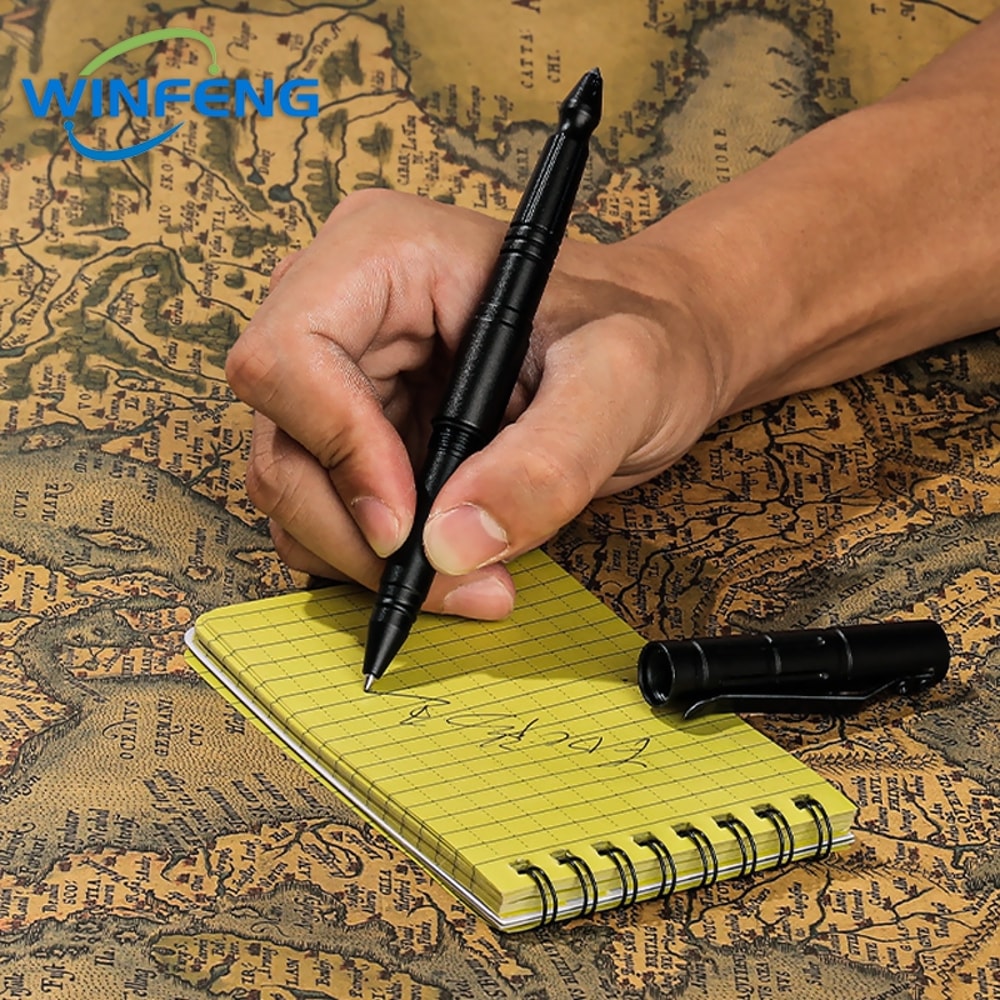 Aluminum Tactical Pen With Emergency Glass Breaker Self Defense EDC Safety Tool Everyday Carry Sec 1