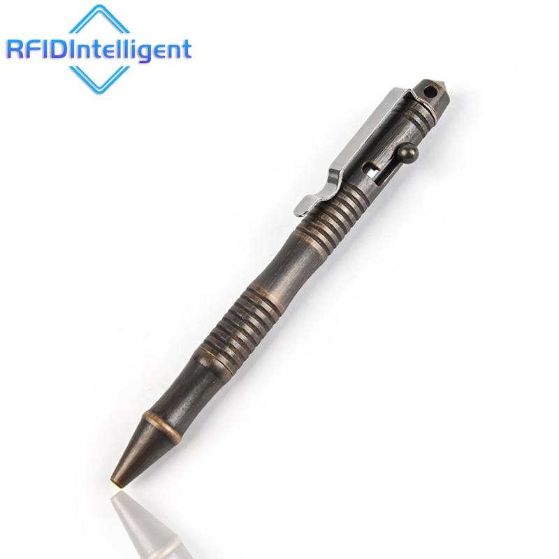 Brass Tactical Self Defense Pen With Window Breaker Survival Tools 6