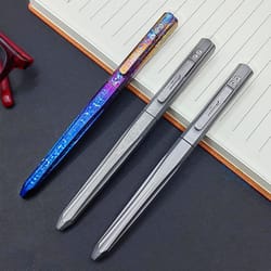 titanium alloy tactical pen & emergency glass breaker tool