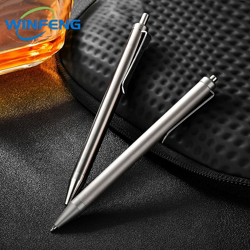 Titanium Tactical Ballpoint Pen Self Defense Emergency Tool 2