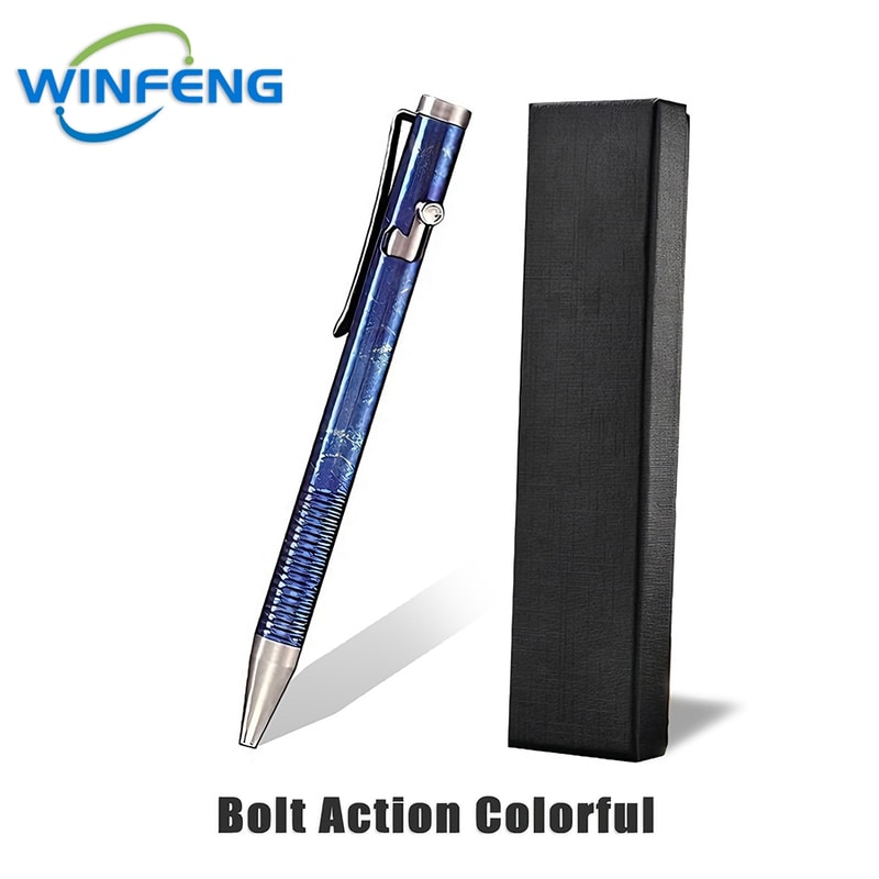 Titanium Tactical Ballpoint Pen Self Defense Emergency Tool 8