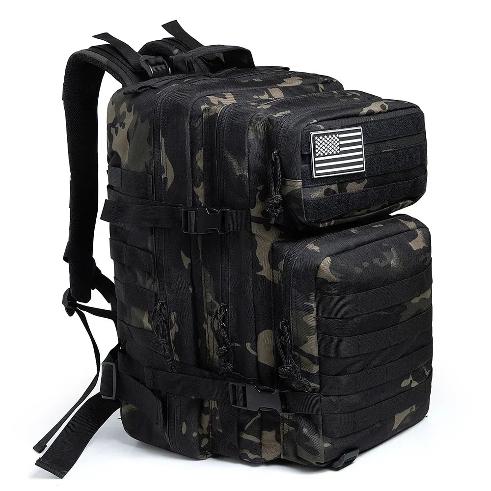 Tactical Outdoor Rucksack Large Capacity Hiking Camping Gear Backpack 14