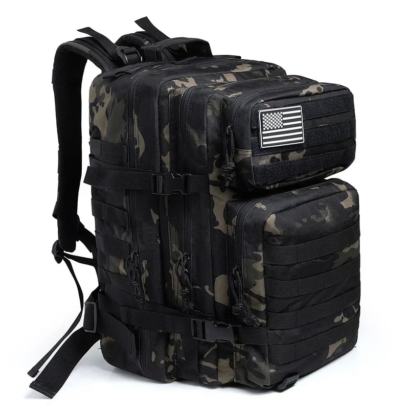 Tactical Outdoor Rucksack Large Capacity Hiking Camping Gear Backpack 14
