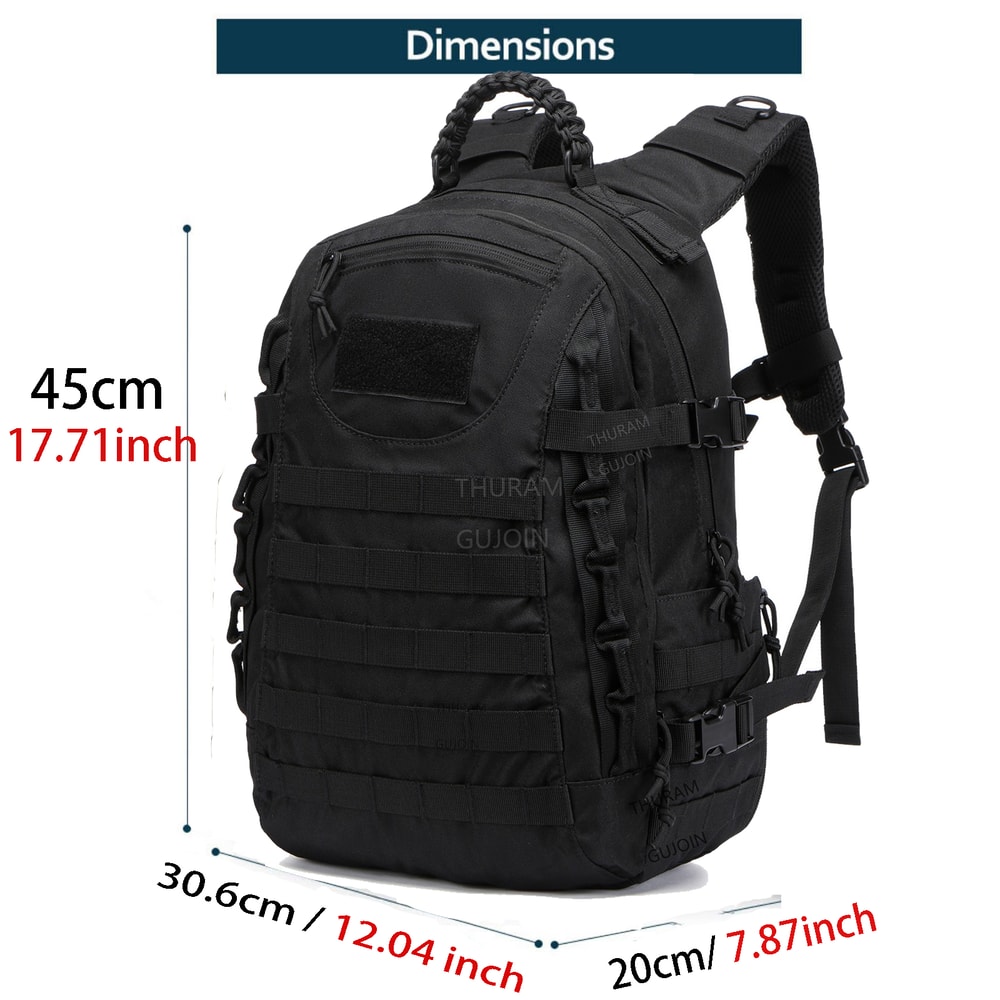 Tactical Backpack Waterproof Outdoor Rucksack For Hiking Travel 3