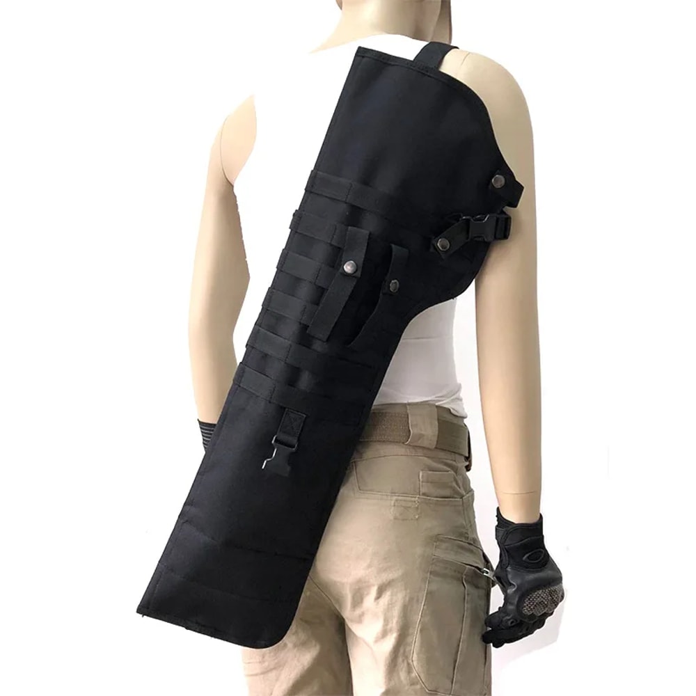 Heavy Duty Tactical Rifle Scabbard Bag MOLLE Rifle Carry Bag Shoulder Carry Gun Storage Case