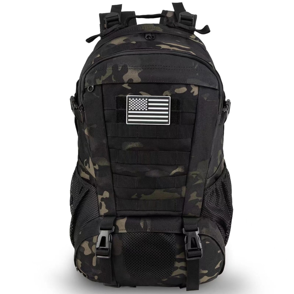 Mens Heavy Duty Tactical Backpack With Large Capacity Travel Bag Design For Outdoor Hiking Camping 8