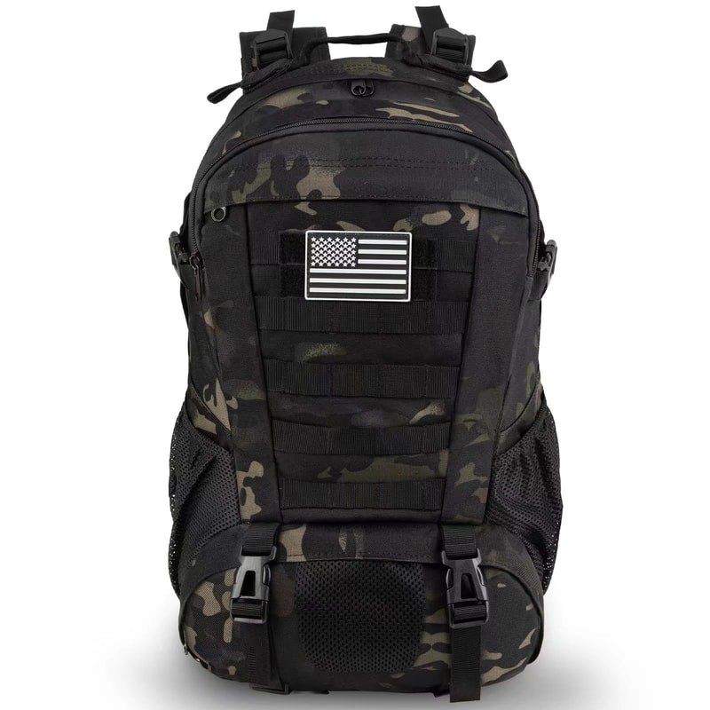 Mens Heavy Duty Tactical Backpack With Large Capacity Travel Bag Design For Outdoor Hiking Camping 8