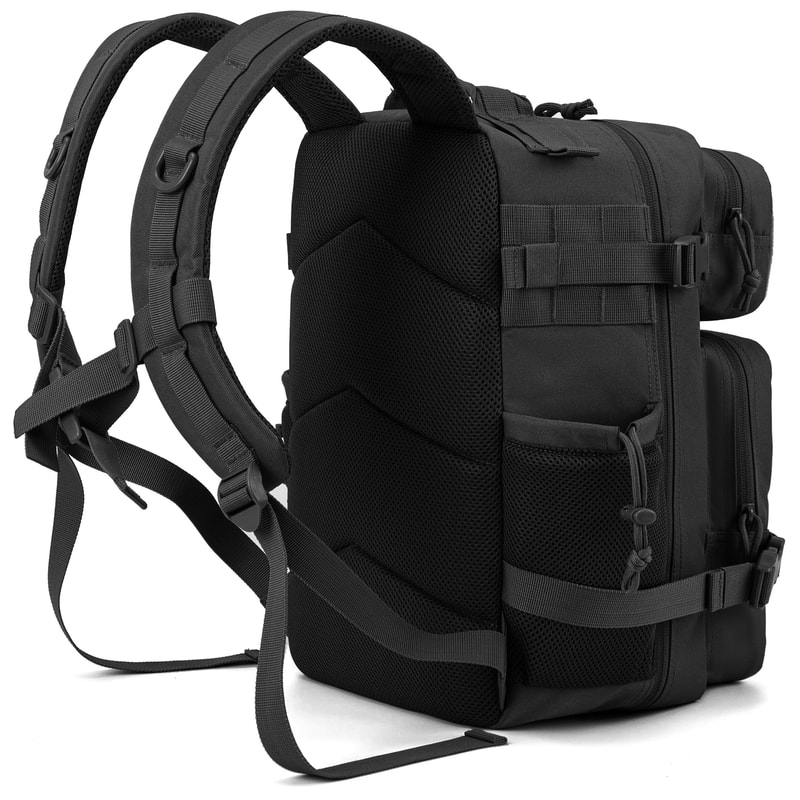 Tactical Outdoor Backpack With Dual Cup Holders For Hiking Survival 2