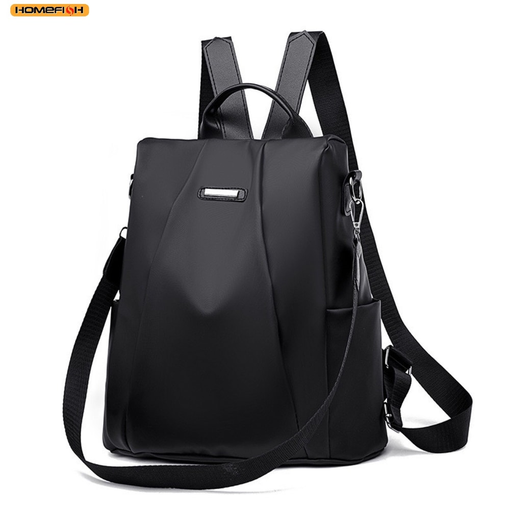 Womens Multifunction Travel Backpack With Detachable Strap Fashionable School Casual Bag 0