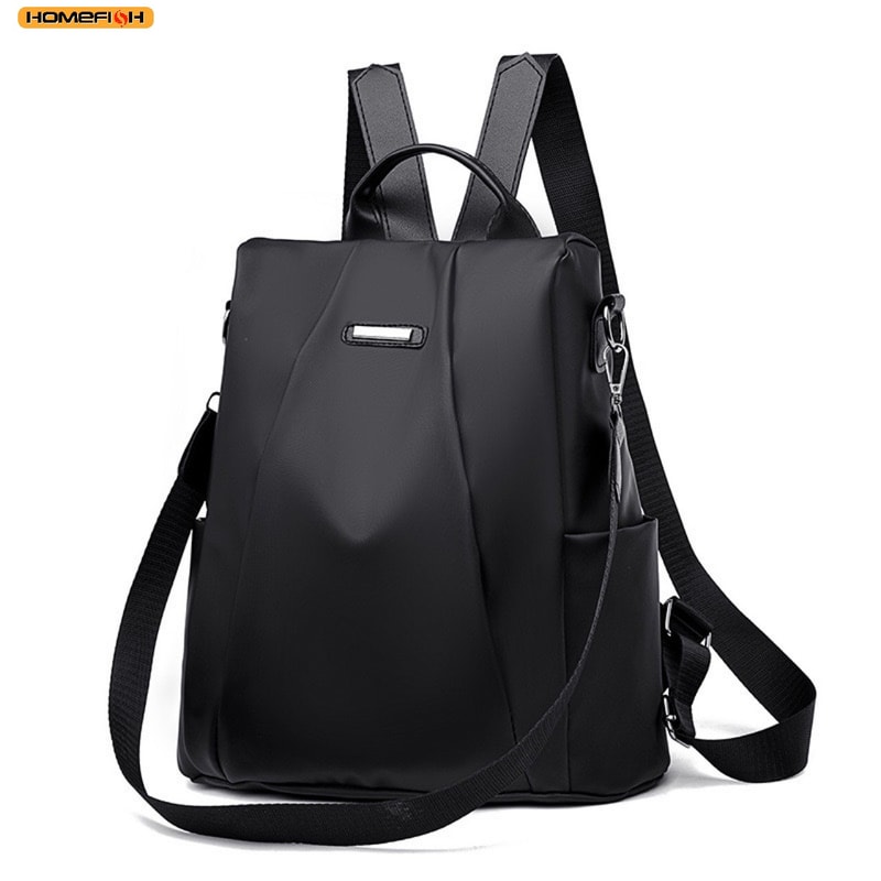 Womens Multifunction Travel Backpack With Detachable Strap Fashionable School Casual Bag 0