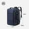Expandable Waterproof Business Travel Backpack For Men With USB Charging 4