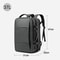 Expandable Waterproof Business Travel Backpack For Men With USB Charging 5