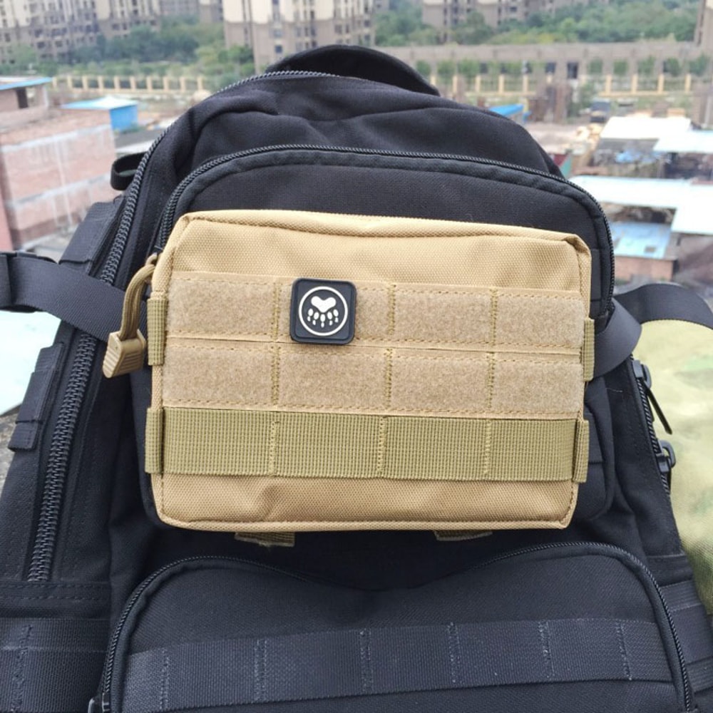 Heavy Duty Tactical Waist Bag EDC Outdoor Fanny Pack With Pouch Utility Belt Pouch 1