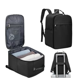 business laptop backpack stylish, cabin-approved, travel friendly