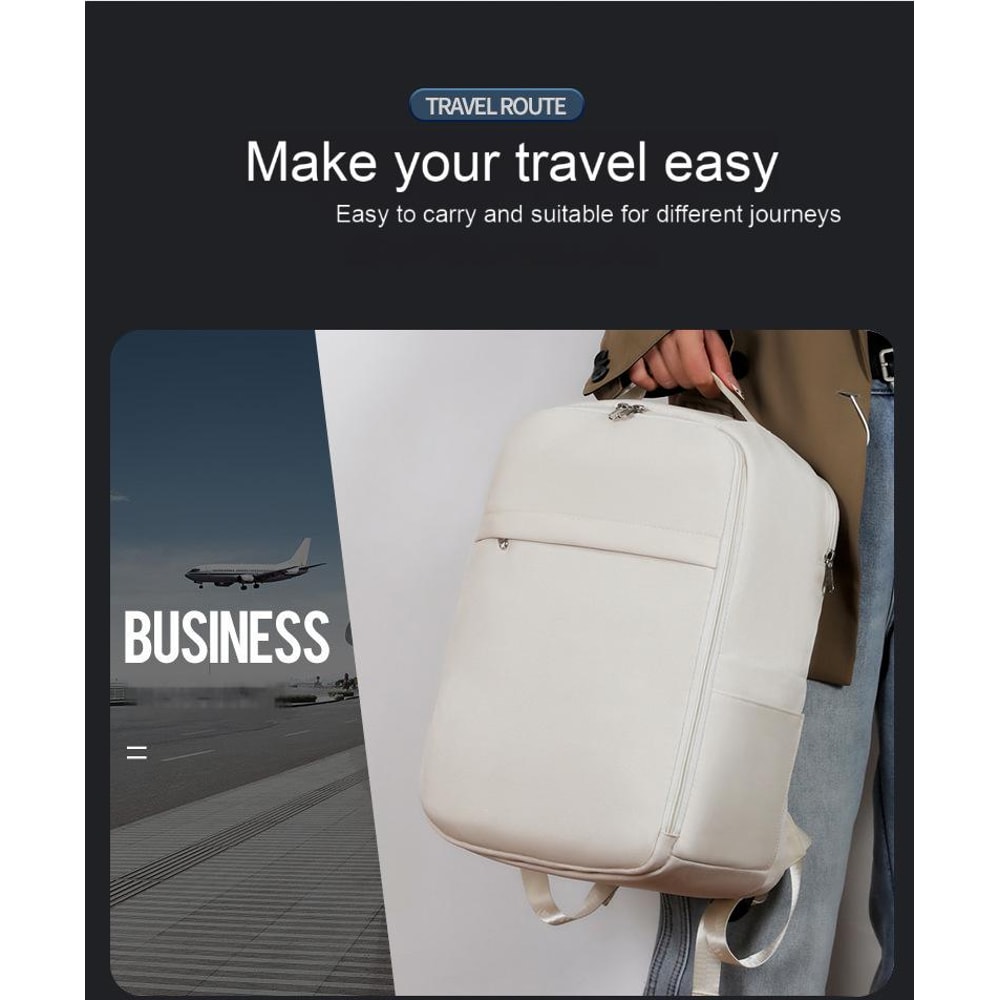 Business Laptop Backpack Stylish CabinApproved Travel Friendly 2