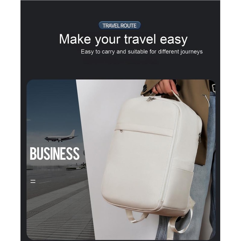 Business Laptop Backpack Stylish CabinApproved Travel Friendly 2