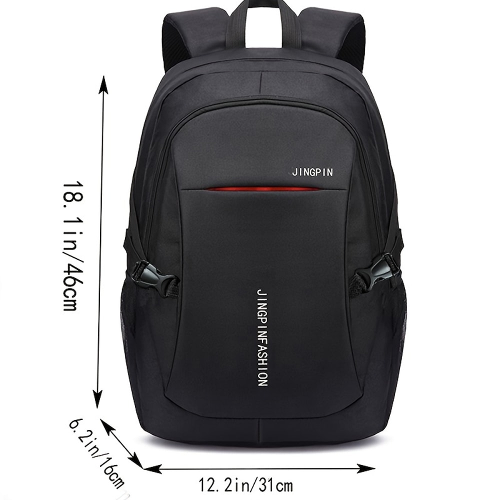 Mens Waterproof Oxford Backpack Business Laptop Bag Casual Travel Rucksack For Work School And Dai 5