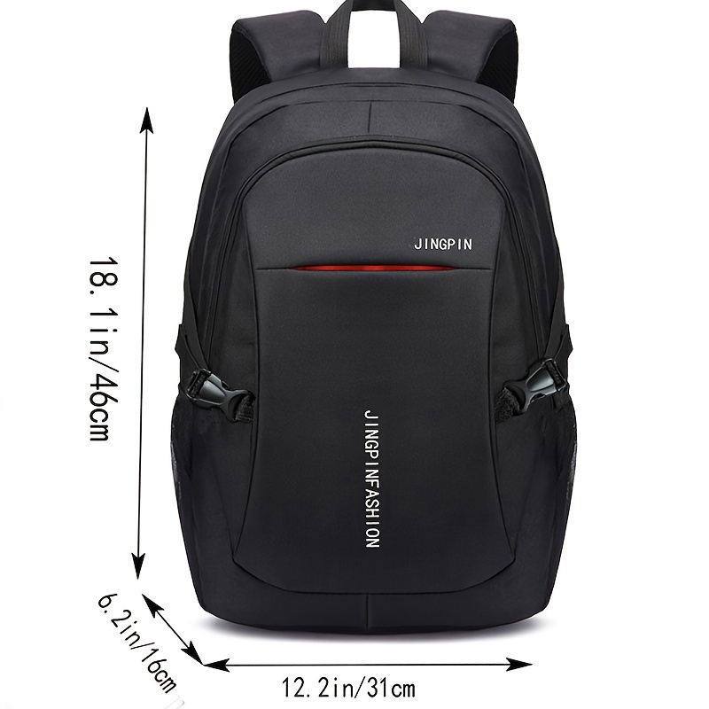 Mens Waterproof Oxford Backpack Business Laptop Bag Casual Travel Rucksack For Work School And Dai 5