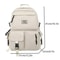 Unisex Large Capacity Nylon Laptop Backpack Everyday Casual Schoolbag 5