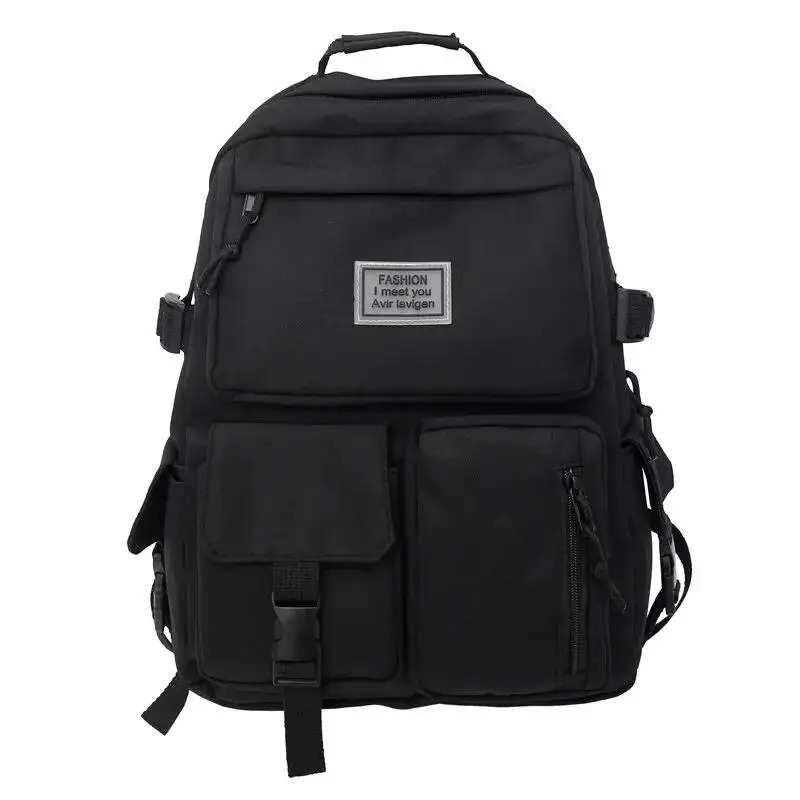 Unisex Large Capacity Nylon Laptop Backpack Everyday Casual Schoolbag 6
