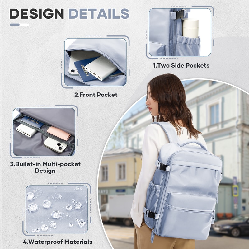 Ultimate Expandable Travel Laptop Vacuum Compression Backpack 2