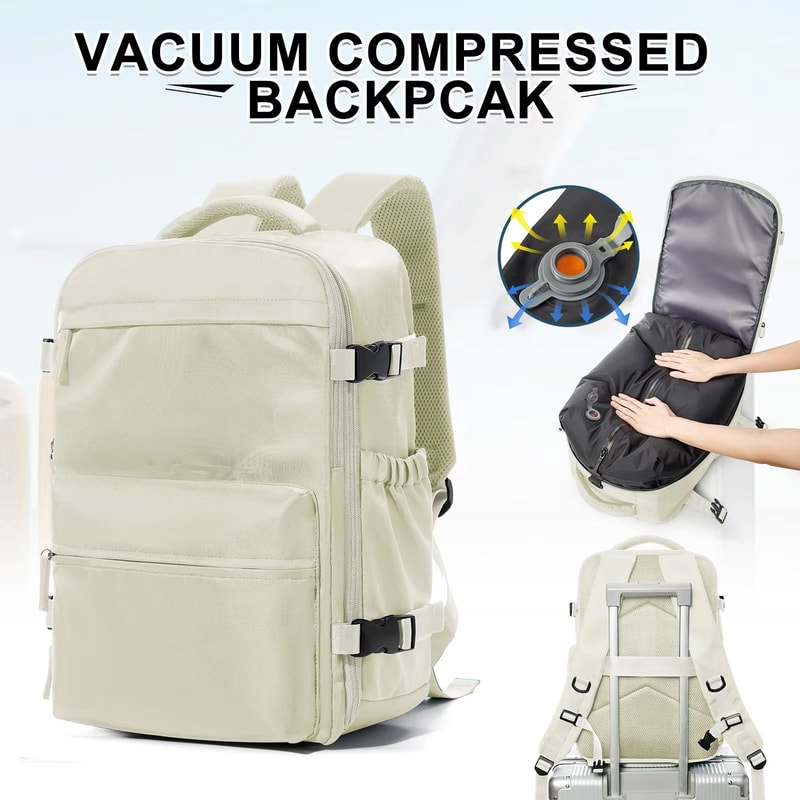 Ultimate Expandable Travel Laptop Vacuum Compression Backpack 5